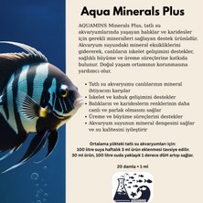 Aquamins Minerals Plus – Akvaryum Tatlı Su Balıkları ve Karidesler Için Doğal Mineral Desteği 100 ml
