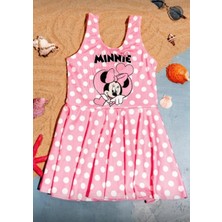 Milays Kız Çocuk Karakter Etekli Mayo