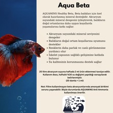 Aquamins Beta – Beta Balıkları Için Renk Artırıcı Mineral Takviyesi 100 ml