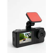 Y15 | Full Hd 1080P 3 Kameralı Araç Içi Dvr Kamera | Geri Görüş Destekli, Gece Görüşlü, G-Sensörlü, 2.0” LCD Ekranlı
