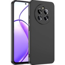 Realme 12 4g Kılıf Kamera Korumalıdır Kadife Iç Kaplama Mat Premium Seri