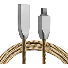 Ally USB Type-C Zinc Alloy Dayanıklı 24 A Metal USB KABLO-(5775) - NTR5741-8982