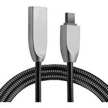 Ally USB Type-C Zinc Alloy Dayanıklı 24 A Metal USB KABLO-(5775) - NTR5741-8982