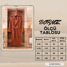 Mira Kiremit Kapüşonlu Bornoz