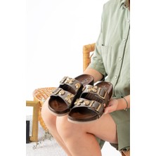 Slipcat Günlük Ortopedik Terlik Kelebek Figürlü Orta Yaş Genç Ev & Dışarı Terliği