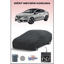 Breen Siyah Renault Megane Sedan Araba Brandası, Oto Branda, Su ve Toz Geçirmez, 4 Mevsim Koruma