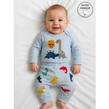 Panfilia %100 Pamuklu Erkek Bebek Uzun Kollu Ikili Takım