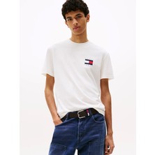 Tommy Jeans Tjm Reg Flag Graph Bckprnt T Ext Erkek Beyaz T-Shirt DM0DM21910YBL