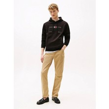 Tommy Hilfiger Icon Hılfıger Hoodıe Erkek Siyah Kazak MW0MW39586BDS
