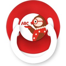 Wee Baby Cool Yuvarlak Uçlu Emzik No:1 Kırmızı Baykuş 0-6 Ay