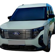 Ford Tourneo Courier Krom Ön Panjur 8 Prç 2024 ve Üzeri Paslanmaz Çelik
