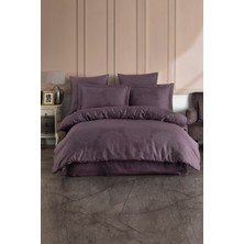 Varol Liyosel Jakar Nevresim Takımı Tek Kişilik - Nothingham Mürdüm