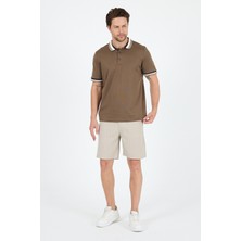 Erkek Amerikan Stil Polo Yaka T-Shirt  Rahat Kesim, Yazlık Spor Tişört 5030