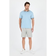 Erkek Amerikan Stil Polo Yaka T-Shirt  Rahat Kesim, Yazlık Spor Tişört 5030