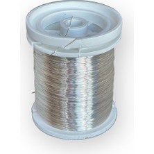 0.40 mm (30 Gram- 27 Metre) Gümüşlü Filografi,çiçek,gelin, Takı ve Bijuteri Teli