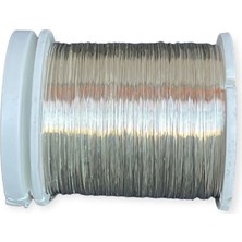 0.40 mm (30 Gram- 27 Metre) Gümüşlü Filografi,çiçek,gelin, Takı ve Bijuteri Teli