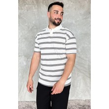 Mishar İtalia Polo Yaka Çizgili Erkek Tişört P-00017653