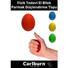 El Bilek ve Parmak Güçlendirme Topu, Kırmızı, Özel Üretim, Silikon, Egzersiz Topu