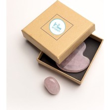 Doğal Pembe Kuvars Gua Sha Taşıyla Güzellik ve Rahatlık Sunar