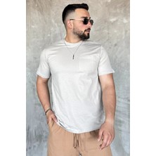 Mishar İtalia Aksesuarlı Cepli Erkek Tişört P-00017398