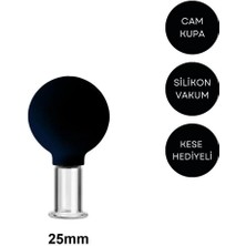 Vakumlu Silikon Yüz ve Boyun Masaj Kupası, Siyah ve Beyaz Renk Seçenekleri