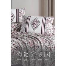 Elart Twill Çift Kişilik Pike Takımı (200X220 Cm) Mürdüm