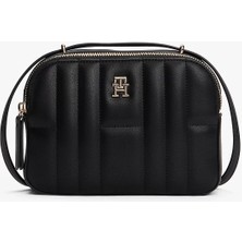 Tommy Hilfiger Th Femınıne Conv Camera Bag Kadın Siyah Çanta AW0AW17453BDS