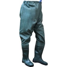 Go-Out Balıkçı Çizme,  Çizmeli Pantolon, 55 Mikron Dikişsiz Avcı Balıkçı Pantalon