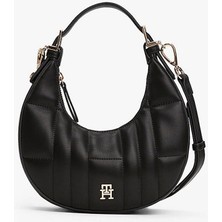 Tommy Hilfiger Th Femınıne Moon Crossover Kadın Siyah Çanta AW0AW17635BDS