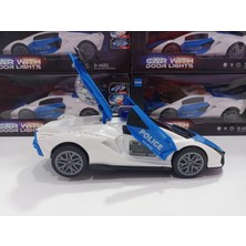 Bugatti Işıklı Müzikli 360 Derece Dönen Çarp Dön Polis Arabası