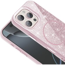 Iphone 11 Telefon Kılıfı Simli Parlak Işıltılı Magsafe Destekli Kılıf