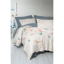 Cotton Box Maritime Çift Kişilik Nevresim Takimi Kaija Mavi