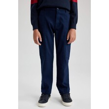 DeFacto Erkek Çocuk Kargo Fit Standart Paça Twill Pantolon A4936A823WN