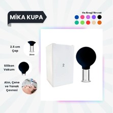 Renkli Silikon Vakumlu Yüz Masaj Kupası No:2 Siyah