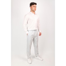 Erkek Regular Fit Normal Kesim Chino Jogger Lastikli Düz Paça Pantolon