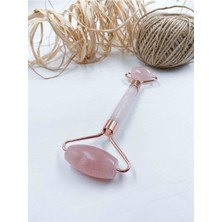 Teknotrust Pembe Kuvars Taşı Doğal Yüz Masaj Aleti, Güzellik ve Rahatlık Için Doğal Çözüm