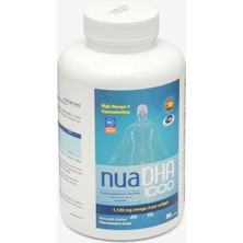 Nua Dha 1000 Omega-3 İçeren Gıda Takviyesi 90 Kapsül