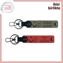 Miawiki Sevgiline Cumhuriyet Sevgisini Anlatan Hediye – Ay Yıldız Tc Isimli Anahtarlık, Kül Gri-Nar Çiçeği