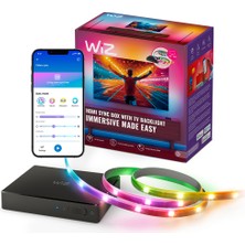 Wiz HDMI Sync Box Seti LED Ampul 8,7 W Güç Tüketimi Dahili LED Duy Tipi ile Renkli Işıklar
