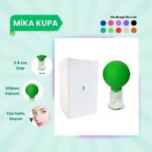 Teknotrust Renkli Silikon Vakumlu Yüz Masaj Kupası No:3 Açık Yeşil