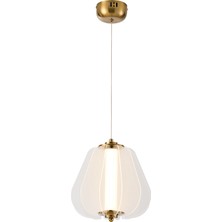 Hopps 18 Watt 3000K Elips Bakır Tekli LED Sarkıt Avize