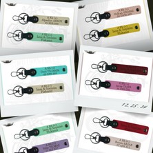 Miawiki Motor Tutkunlarına Özel, Isim Plaka ve 0+ Kan Grubu Yazılı Özel X2 Anahtarlık, K Turkuaz-K Kahve-Ysl