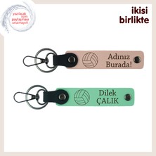 Miawiki Voleybol Oyuncularına Uygun Isimler Yazdırabileceğiniz Anahtarlık Takımı, 2'li, Yavru Ağzı-A Yeşil