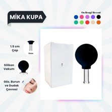 Çok Renkli Silikon Vakumlu Yüz Masaj Kupası No:1 Siyah