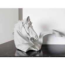 At Figürü | Polyester Biblo | Klasik Tasarım (45X25X18)