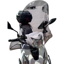 B1 Moto Honda Dio Siperlik Camı (2021-2025) Açık Füme