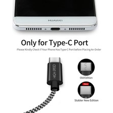 Dux Ducıs USB Type C Kopmaz Yırtılmaz USB Kablo Hızlı Şarj 1 METRE-(5775) - NTR2708-3289