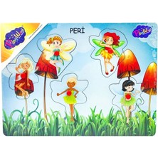 Belle Fusion Ahşap Tutmalı Peri Kızı Puzzle