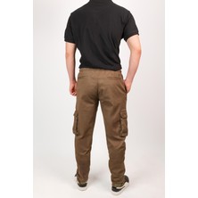 Erkek Kargo Cep Yandan Cepli Beli Lastikli Regular Fit Pantolon