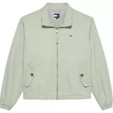 Kadın Tjw Regular Fit Zip Cotton Fermuarlı Ceket - Açık Yeşil
